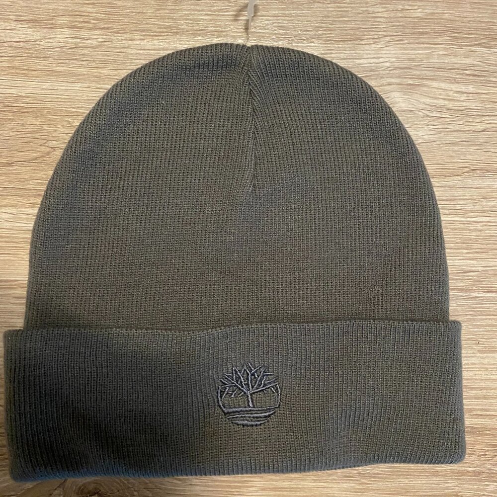 Timberland Grey/Gray Knit Unisex Beanie/Hat: OSFM